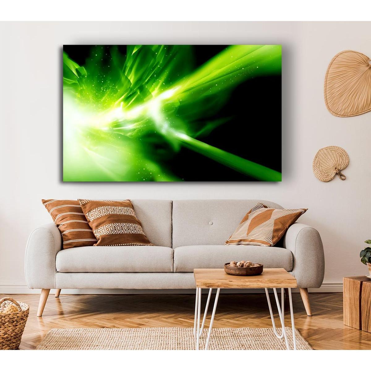 Green Infusion Canvas Print Wall Art - Yellow / 101.6cm – image 3
