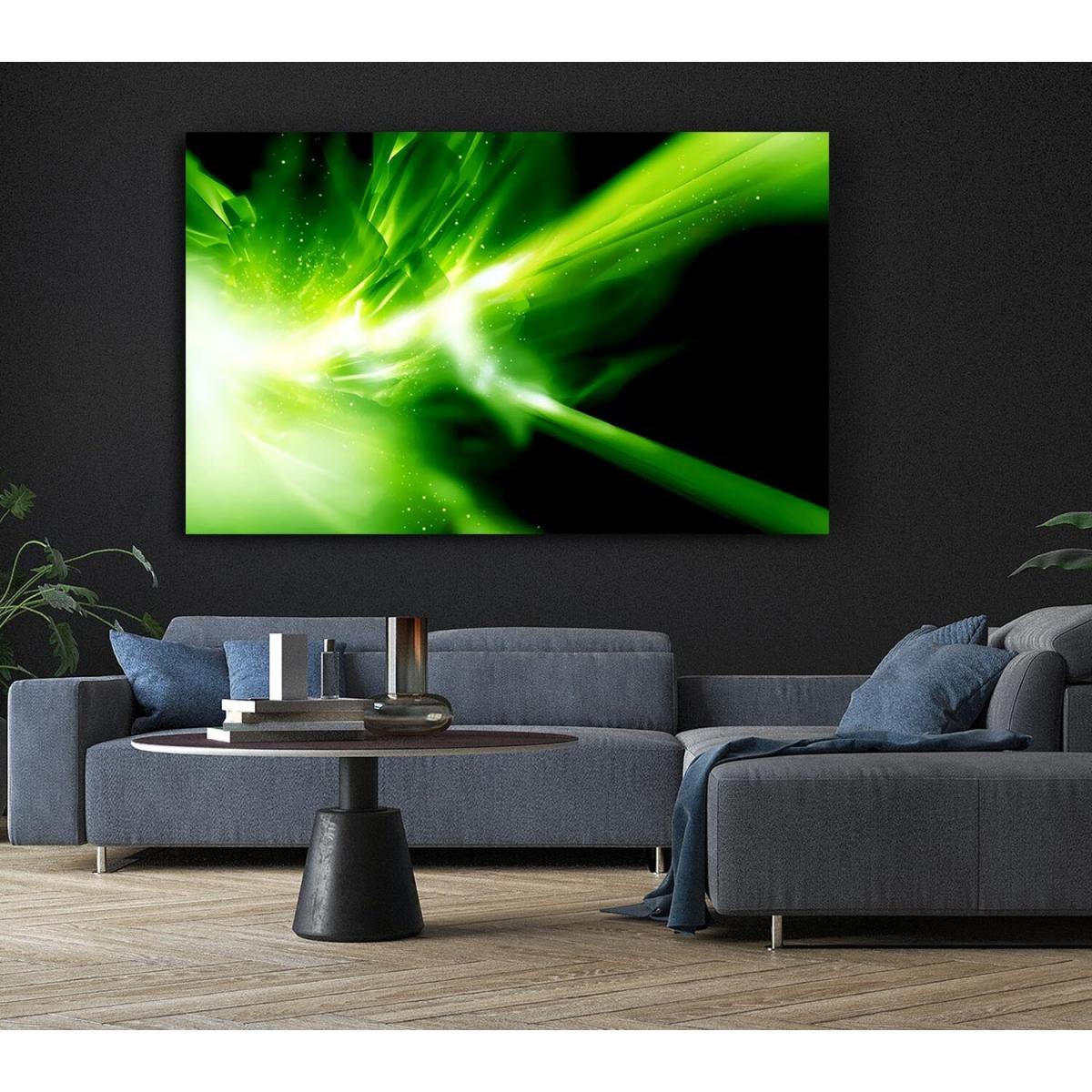 Green Infusion Canvas Print Wall Art - Yellow / 101.6cm – image 5