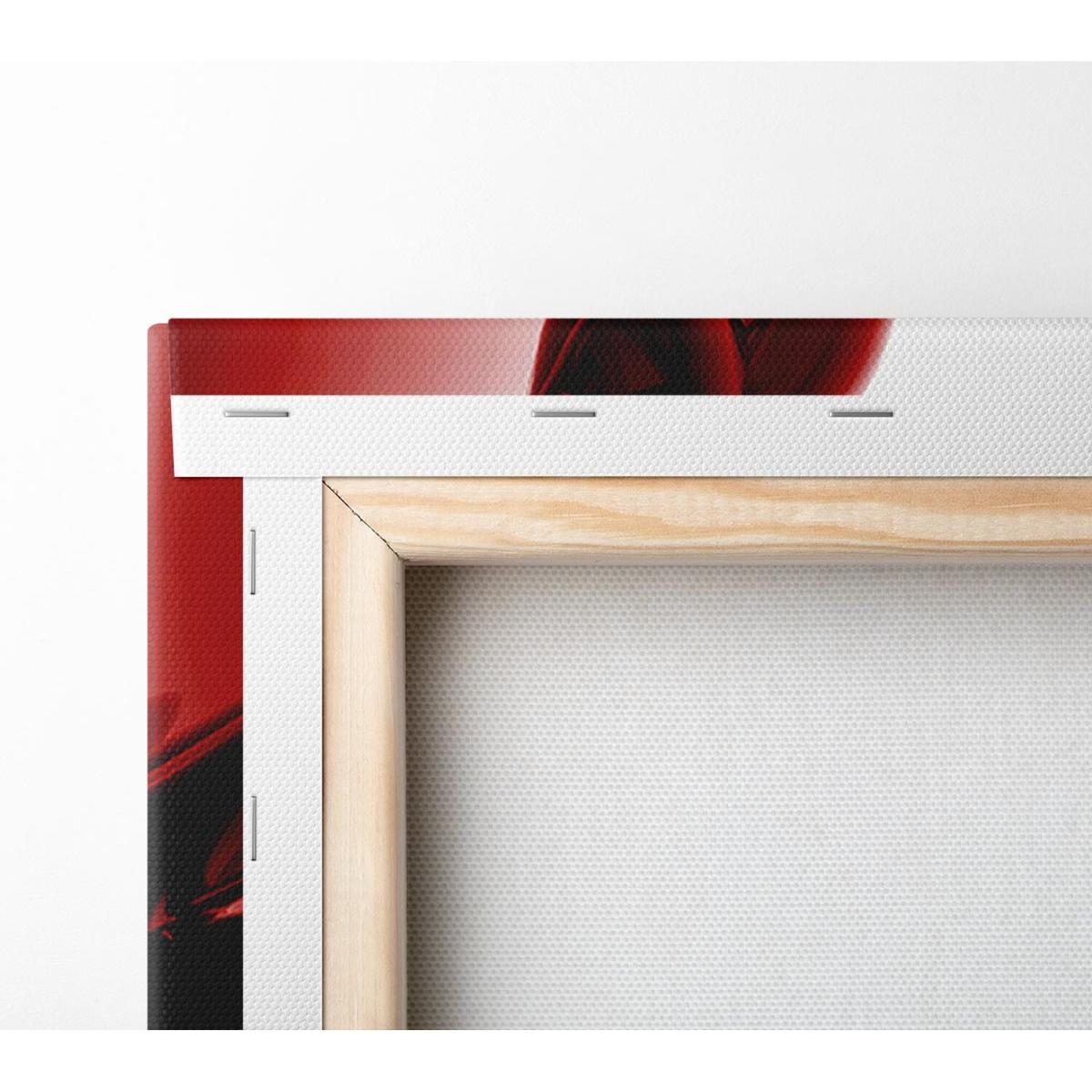 Liquid Red Canvas Print Wall Art - Yellow / 66.04cm – image 2