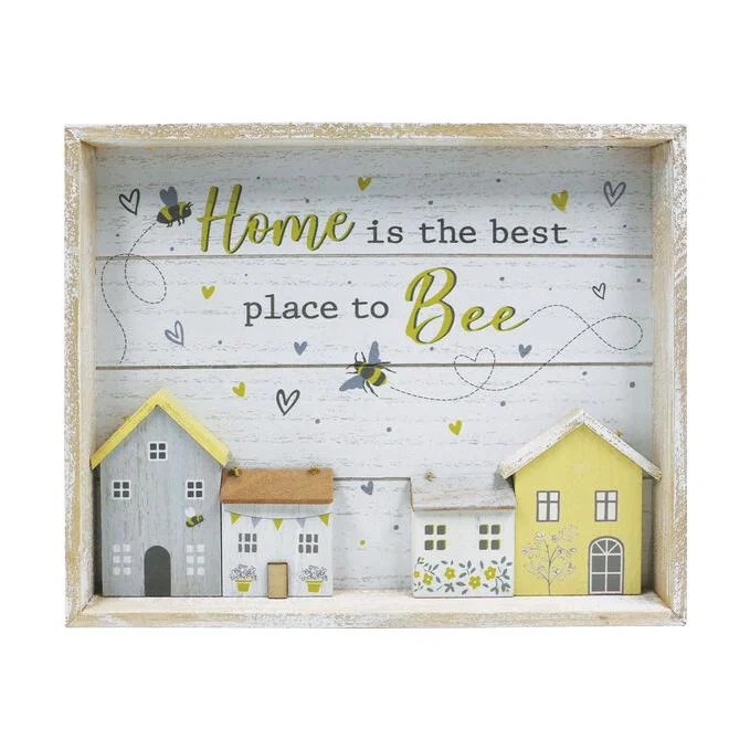 Home Is The Best Place to Bee Plaque – image 1