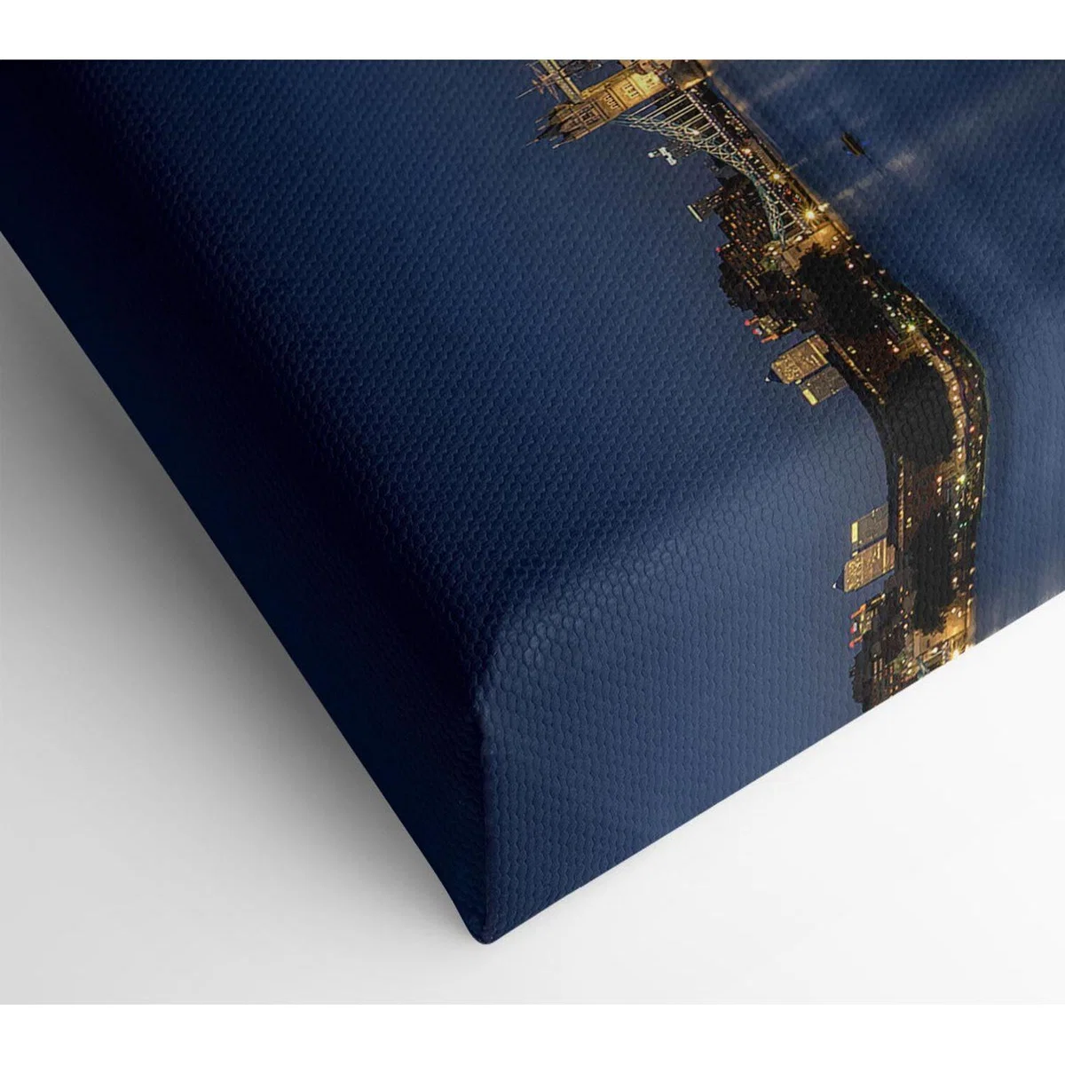 London Bridge Hospital At Night Canvas Print Wall Art - Yellow / 101.6cm – image 2