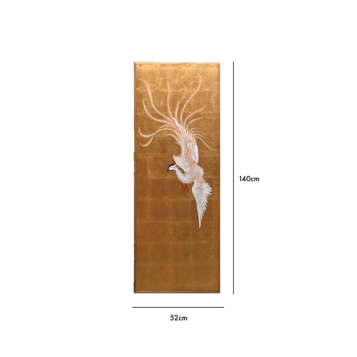 Spectacular Gold Bird Wall Art – image 2