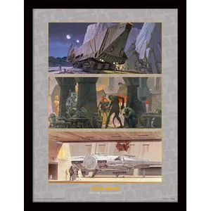 Star Wars (Tatooine and Mos Eisley) Framed Print – image 2