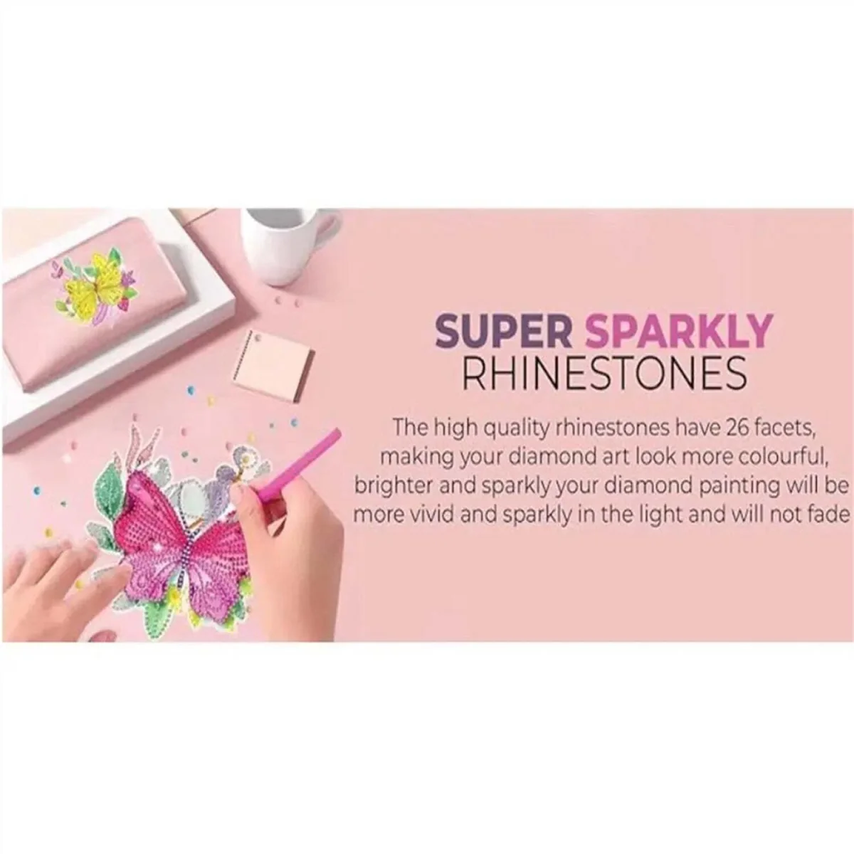 Pack of 6 Hummingbird Keyring Diamond Painting Kit – Diamond Art for Adults – image 8