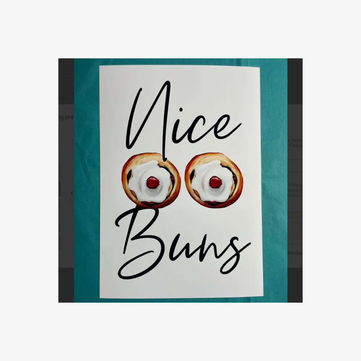 Nice Buns Art Print - Brown / 29cm – image 1