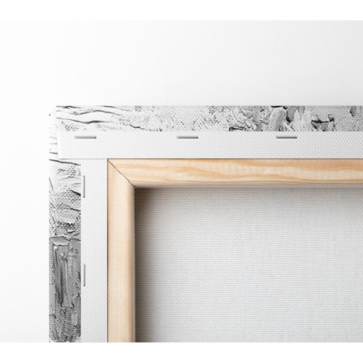 Black and White Acrylic Textures - Yellow / Medium 20 x 32 Inches – image 2