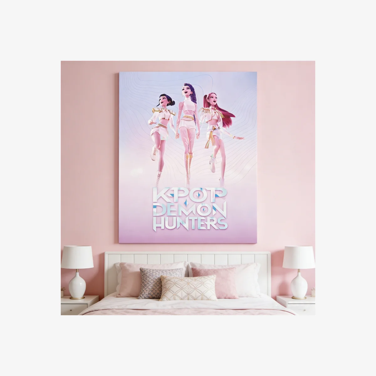 K-Pop Demon Hunters Trio Canvas