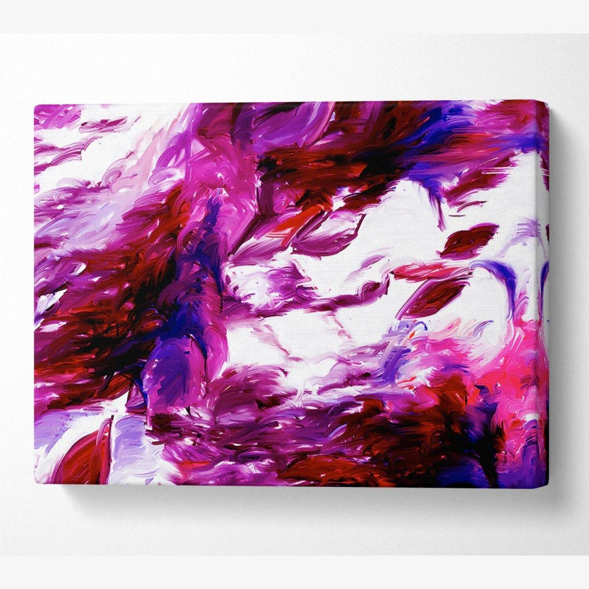 Autumn Leaves In The Wind Canvas Print Wall Art - Yellow / 81.28cm – image 1