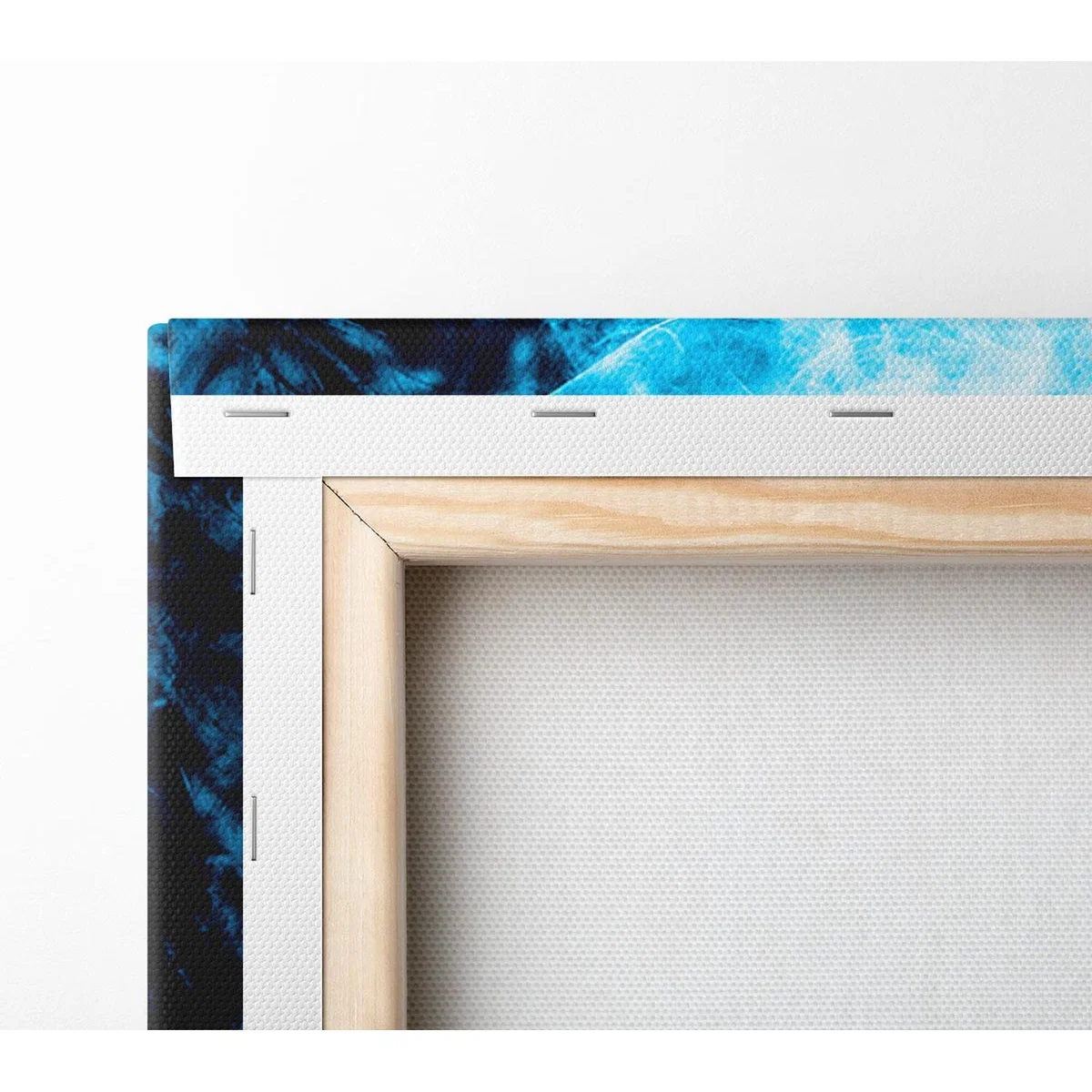Blue Storm Canvas Print Wall Art - Yellow / 66.04cm – image 3