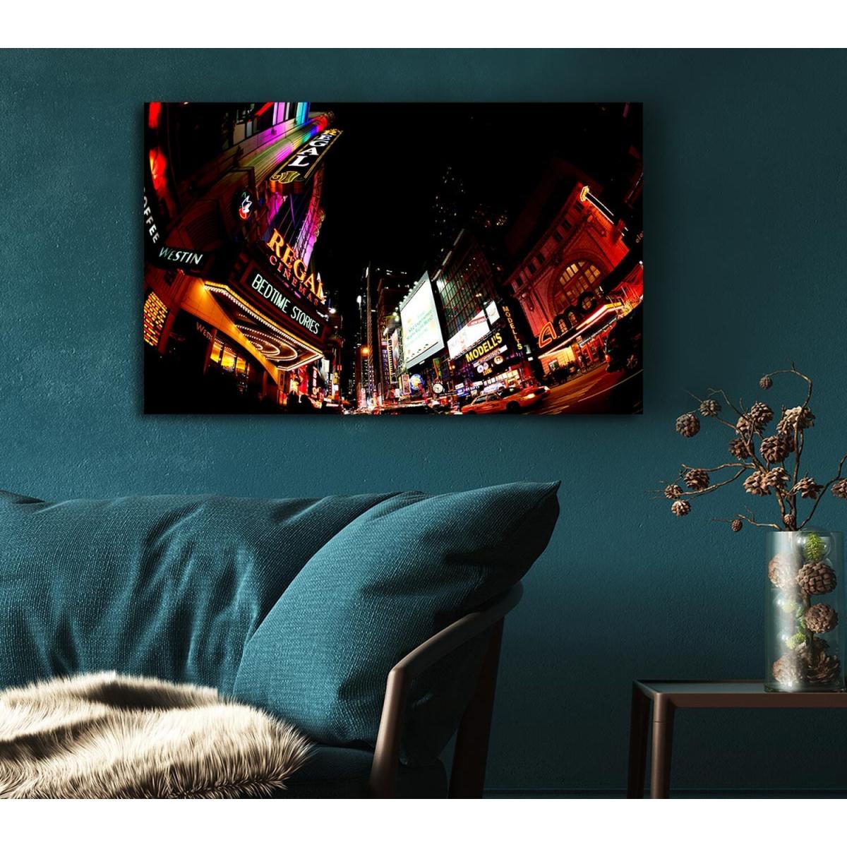 New York City At The Regal Canvas Print Wall Art - Yellow / 81.28cm – image 4
