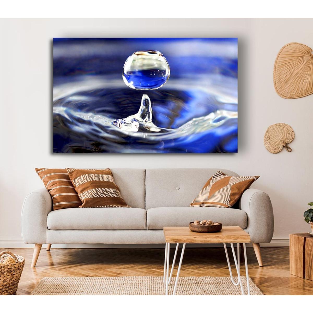 Drop Canvas Print Wall Art - Yellow / 81.28cm – image 4