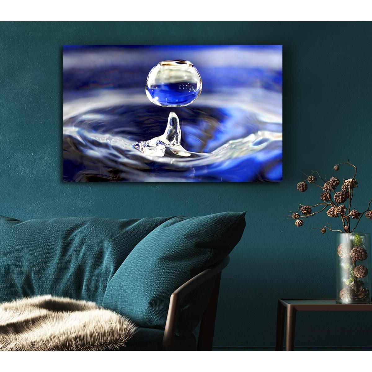 Drop Canvas Print Wall Art - Yellow / 81.28cm – image 5
