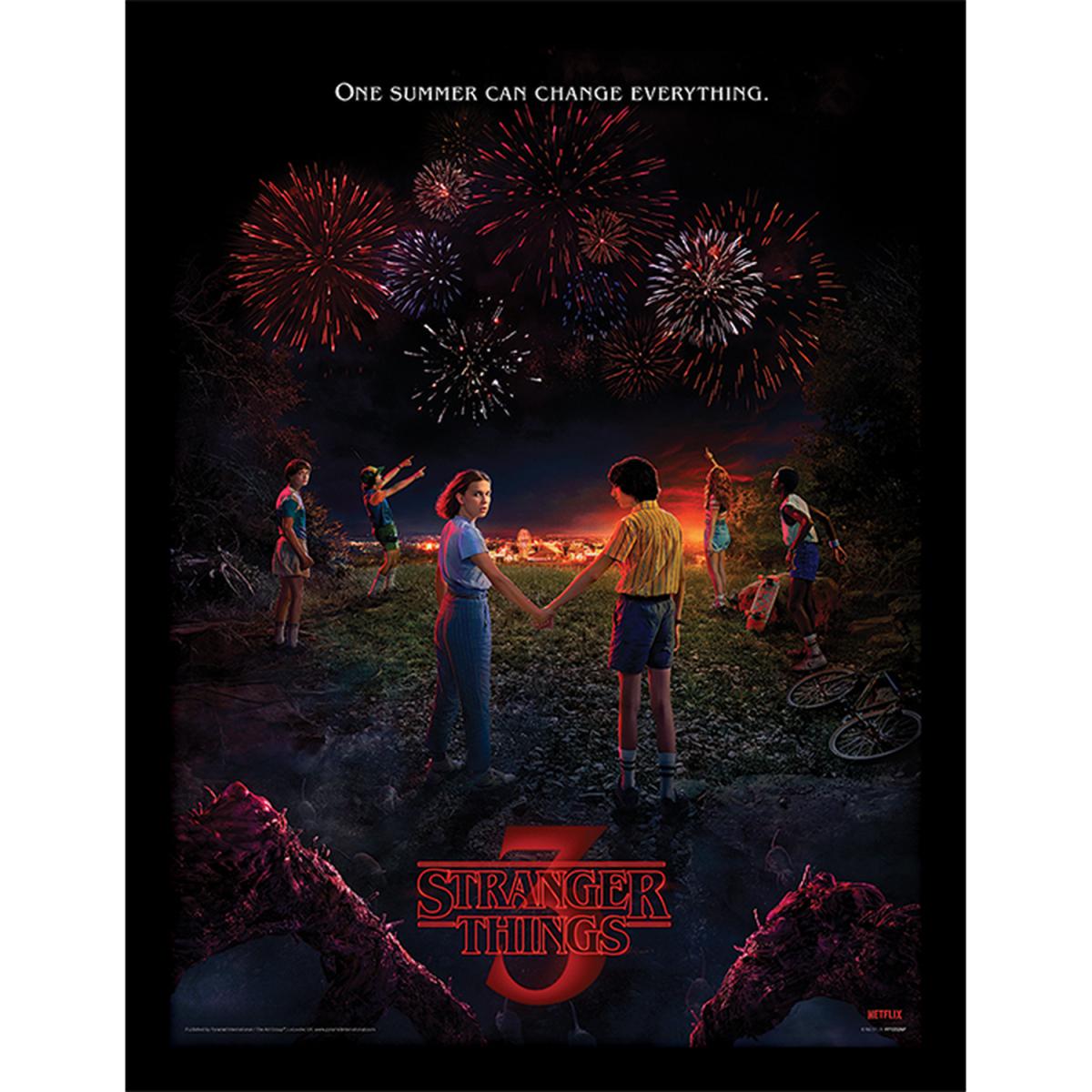Stranger Things (One Summer) Framed Print – image 2