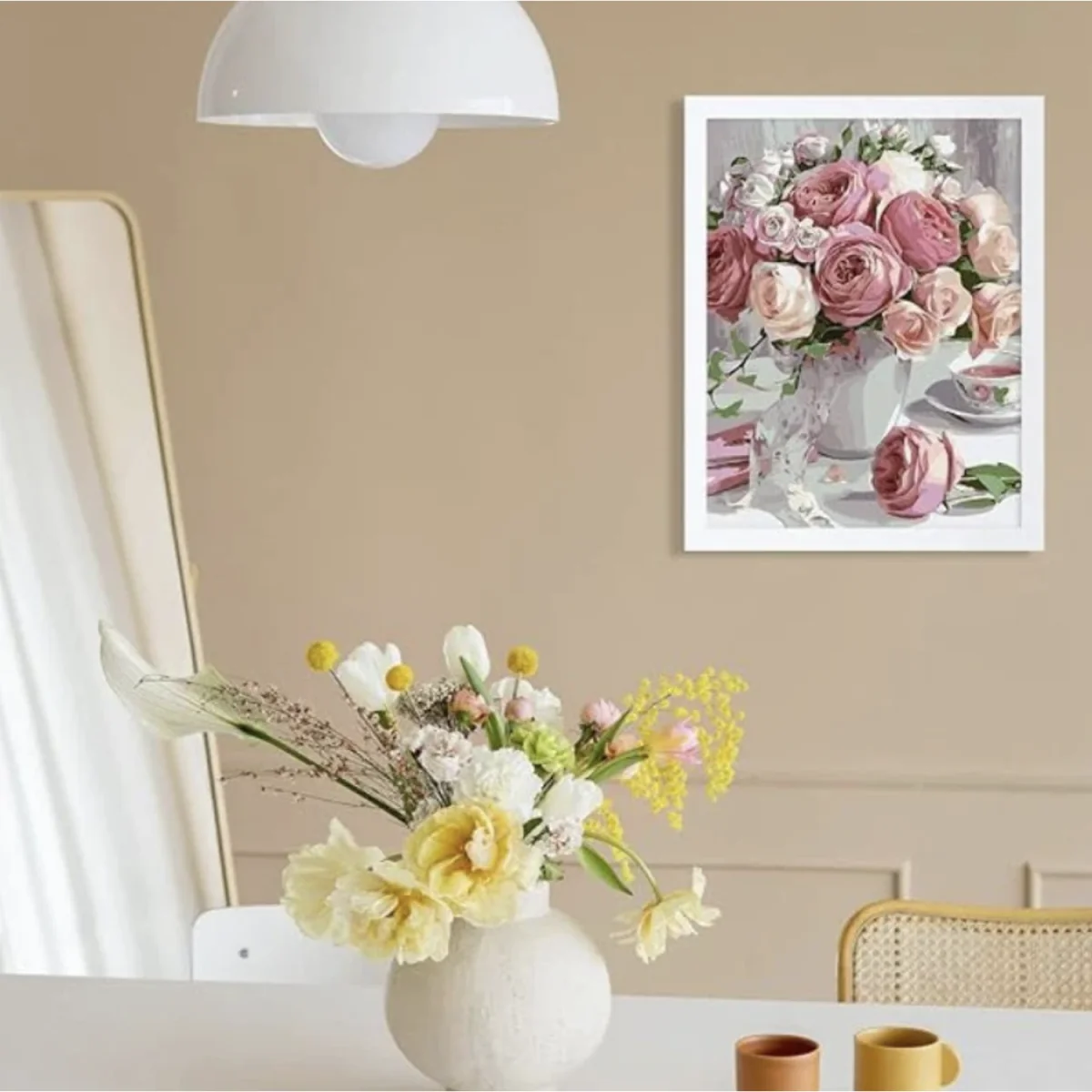 Roses with Teacup Diamond Painting Kit - Multi – image 6