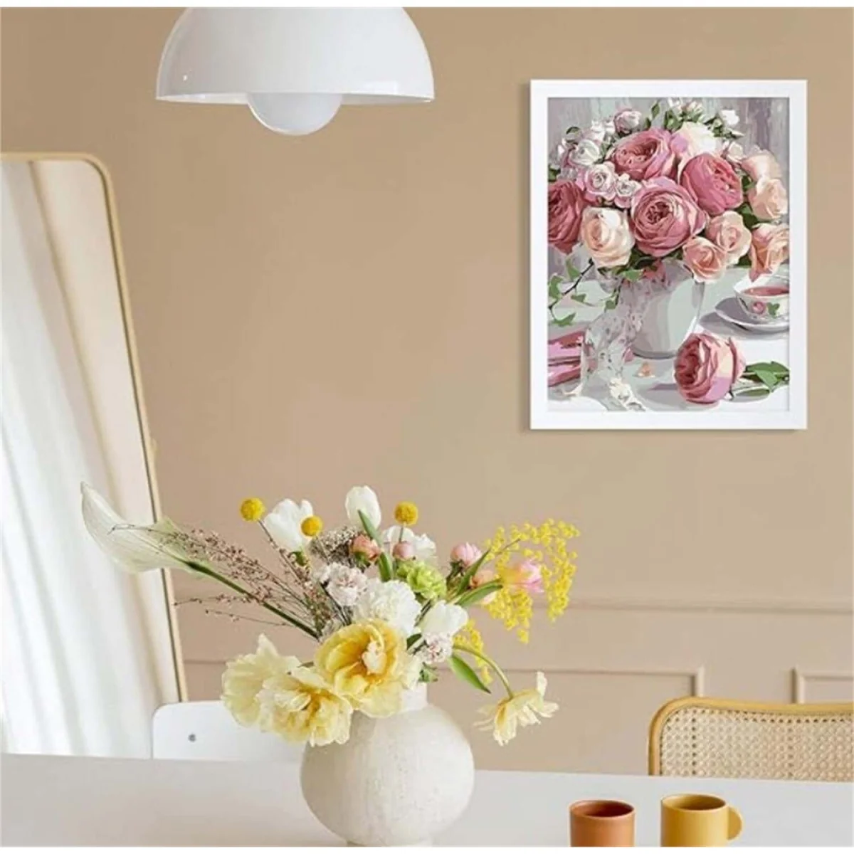 Roses with Teacup Diamond Painting Kit - Multi – image 9