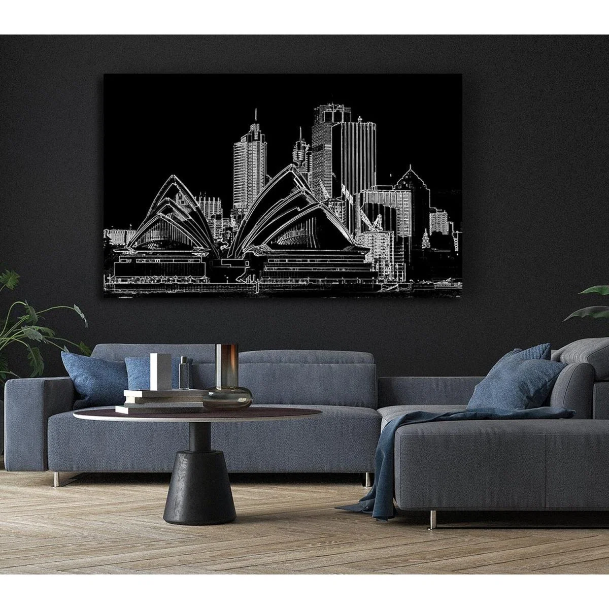 Australia Sydney Opera House Canvas Print Wall Art - Yellow / 35.56cm – image 5