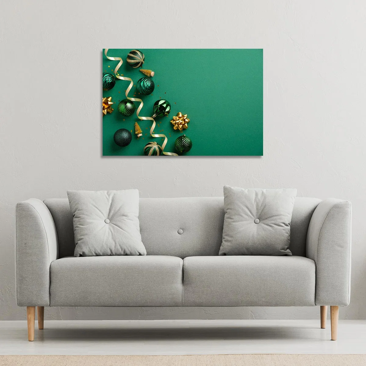 Christmas Greetings Gallery Canvas - White / 41cm / 31cm – image 1