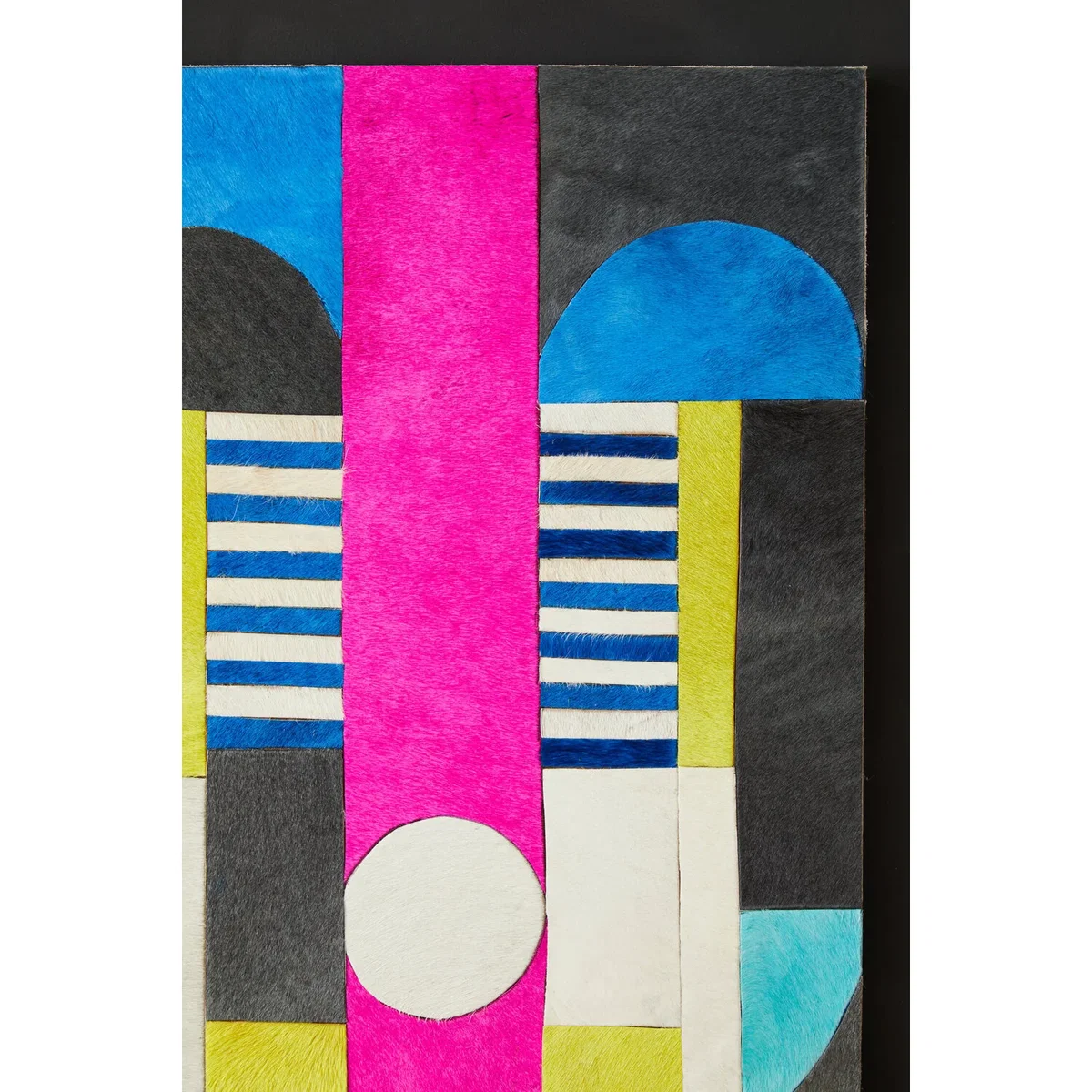 Safira Genuine Leather Multicoloured Wall Art - Assorted – image 2