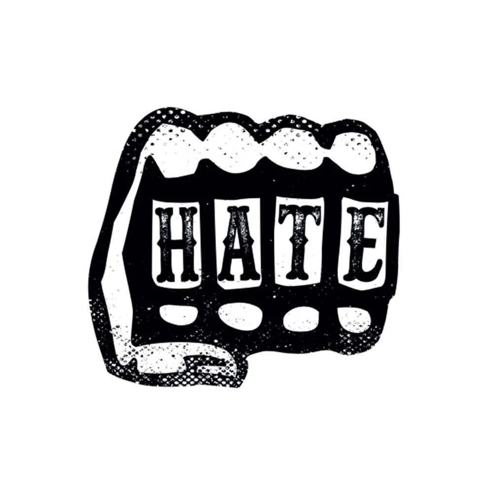 Love Hate Art Print - Available Framed Or Unframed – image 3
