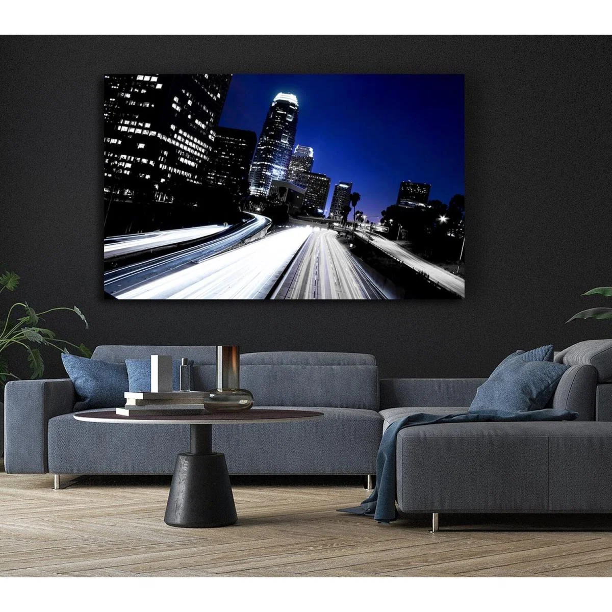 City Speedways Canvas Print Wall Art - Yellow / 50.8cm – image 4