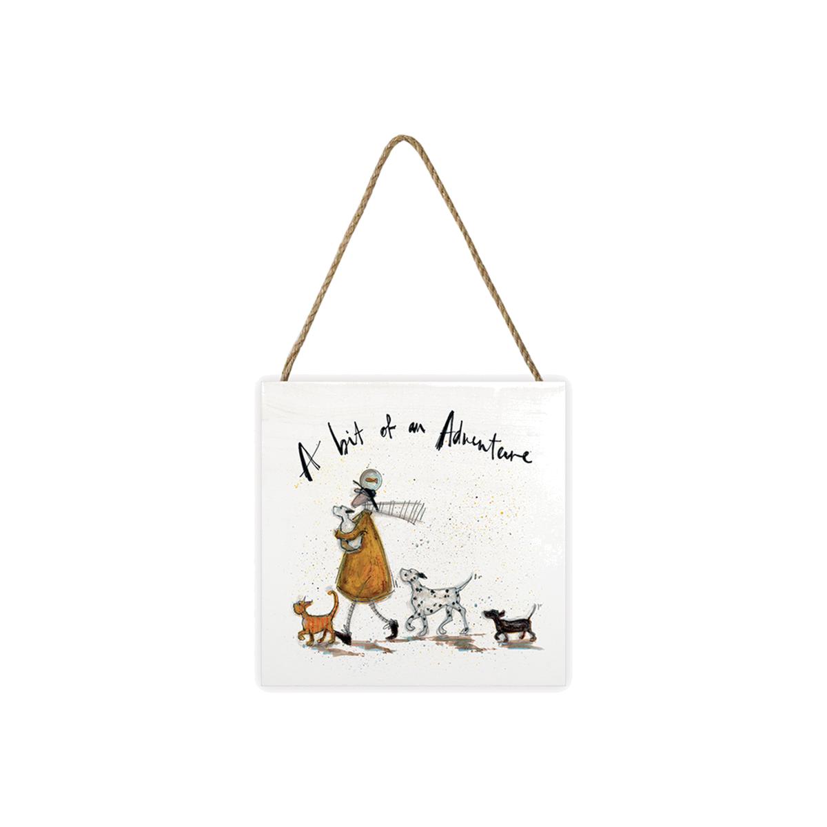 Sam Toft (A Bit Of An Adventure) Wooden Block - White – image 1