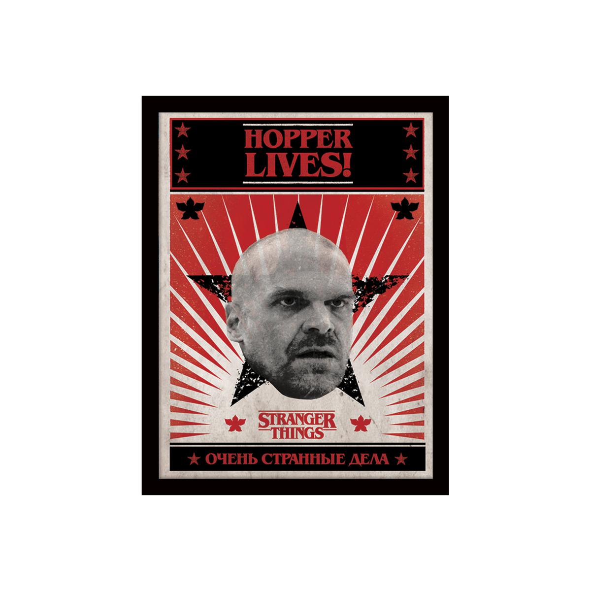 Stranger Things (Hopper Lives) Framed Print – image 1