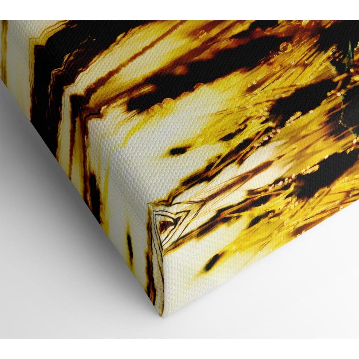 Golden Wheatfield Canvas Print Wall Art - Yellow / 35.56cm – image 2