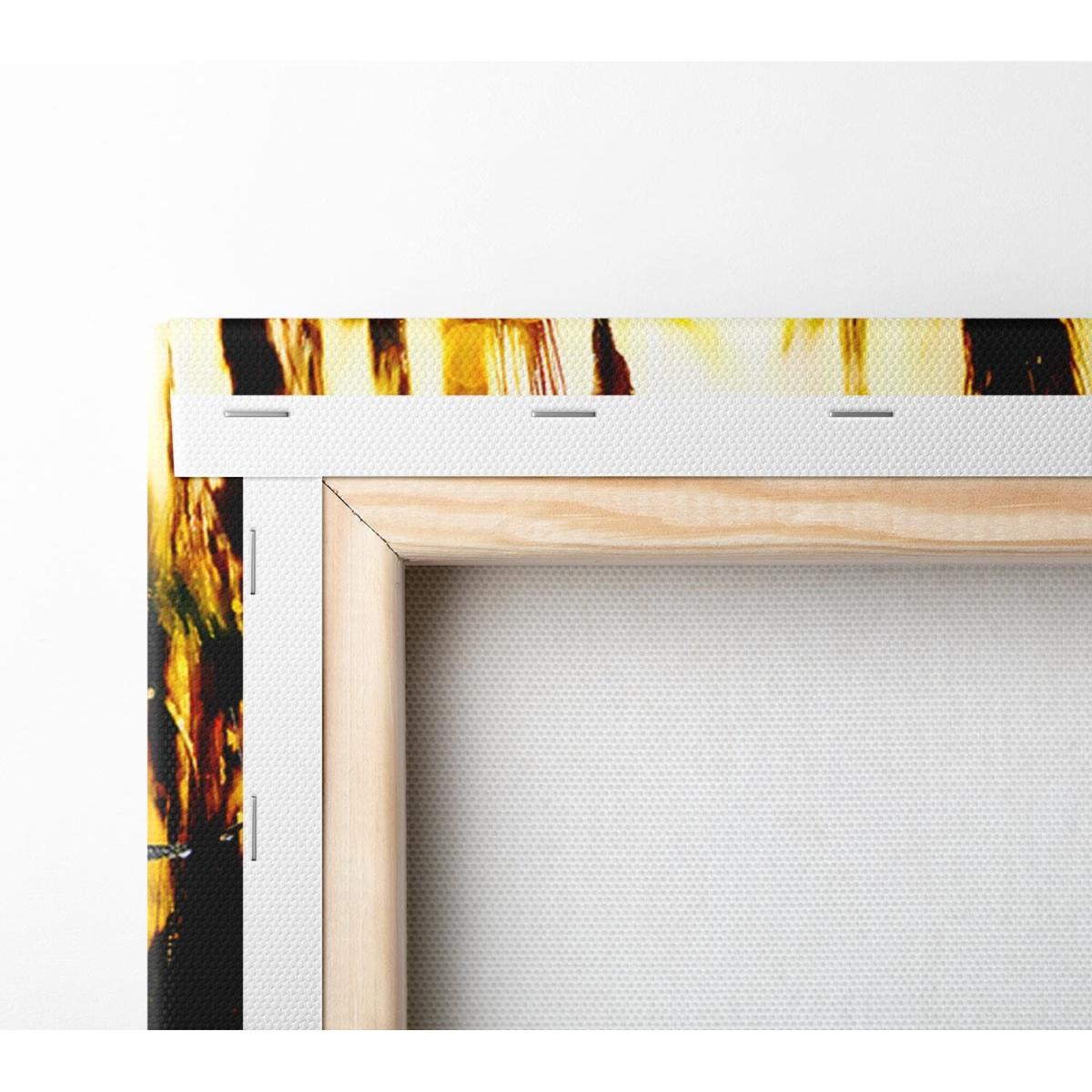 Golden Wheatfield Canvas Print Wall Art - Yellow / 35.56cm – image 3