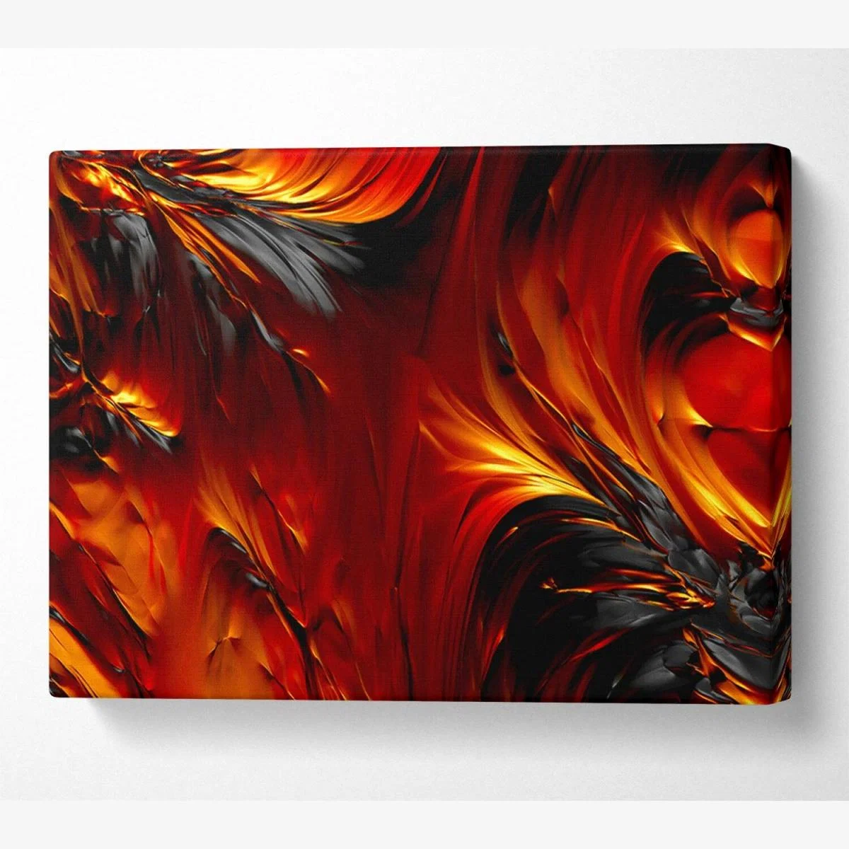 Lava Beauty Canvas Print Wall Art - Yellow / 81.28cm – image 1