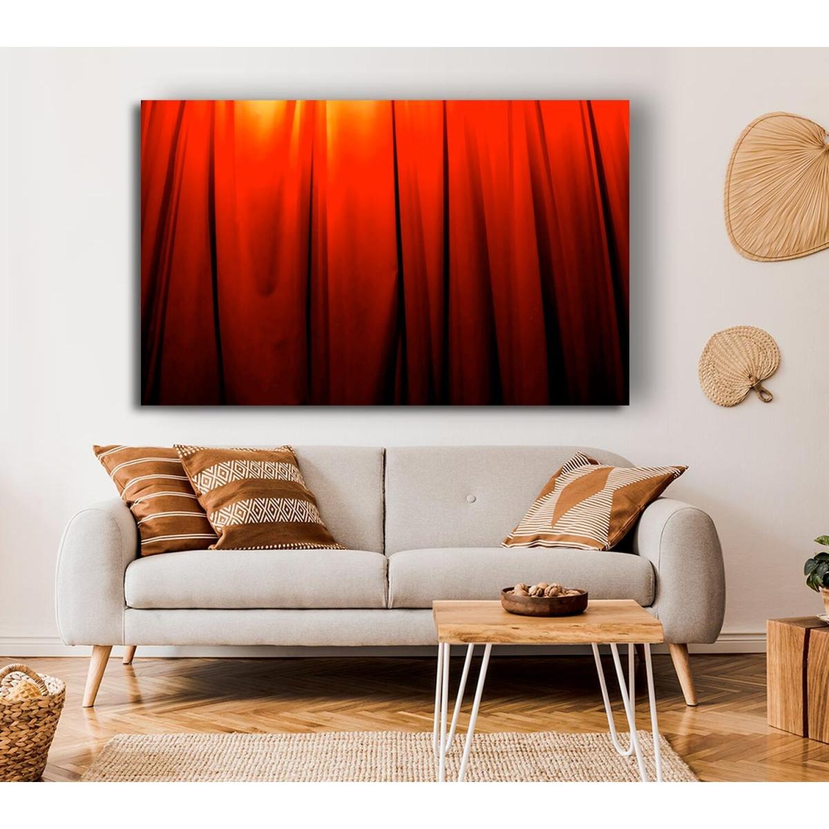 Orange Forest Canvas Print Wall Art - Yellow / 81.28cm – image 4