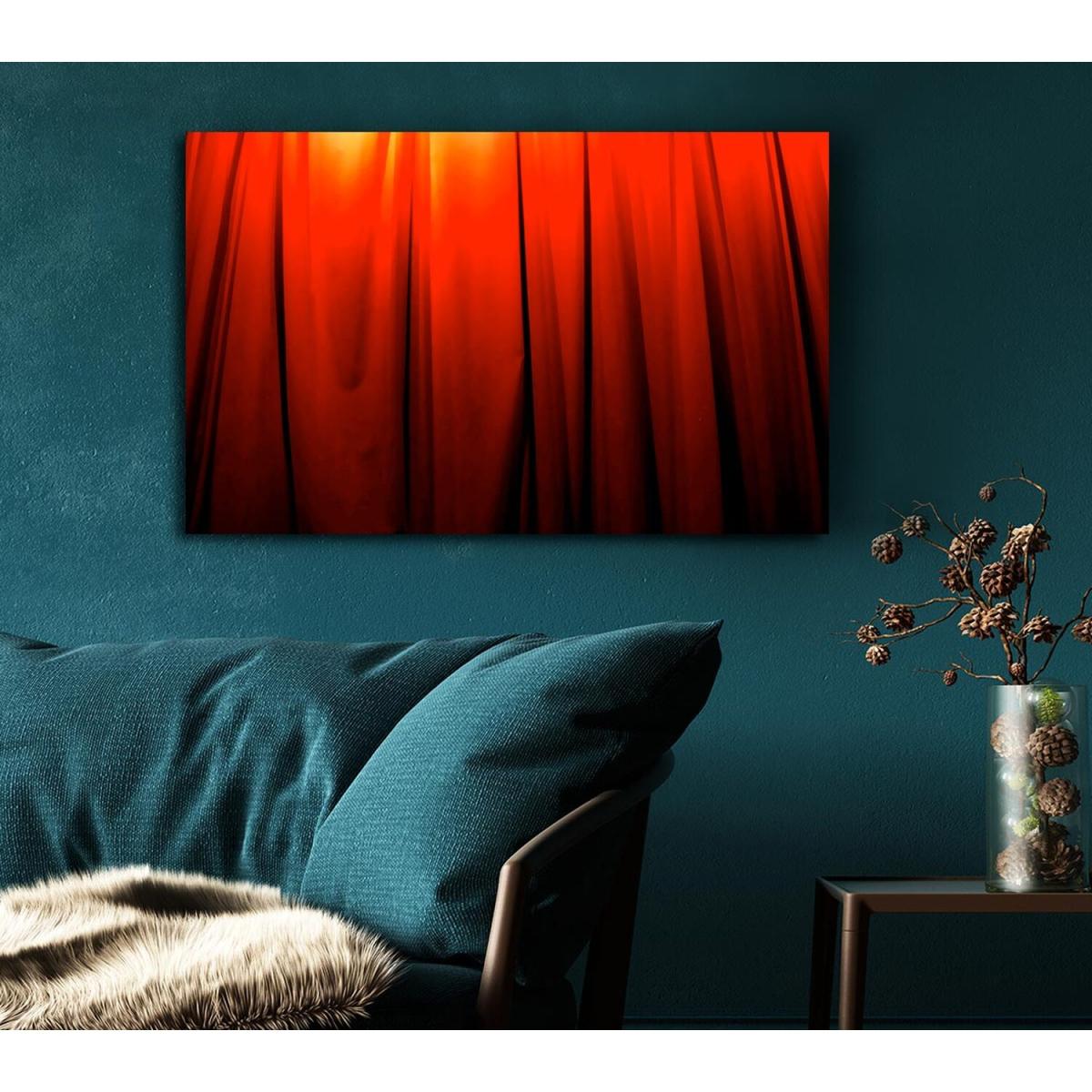 Orange Forest Canvas Print Wall Art - Yellow / 81.28cm – image 5