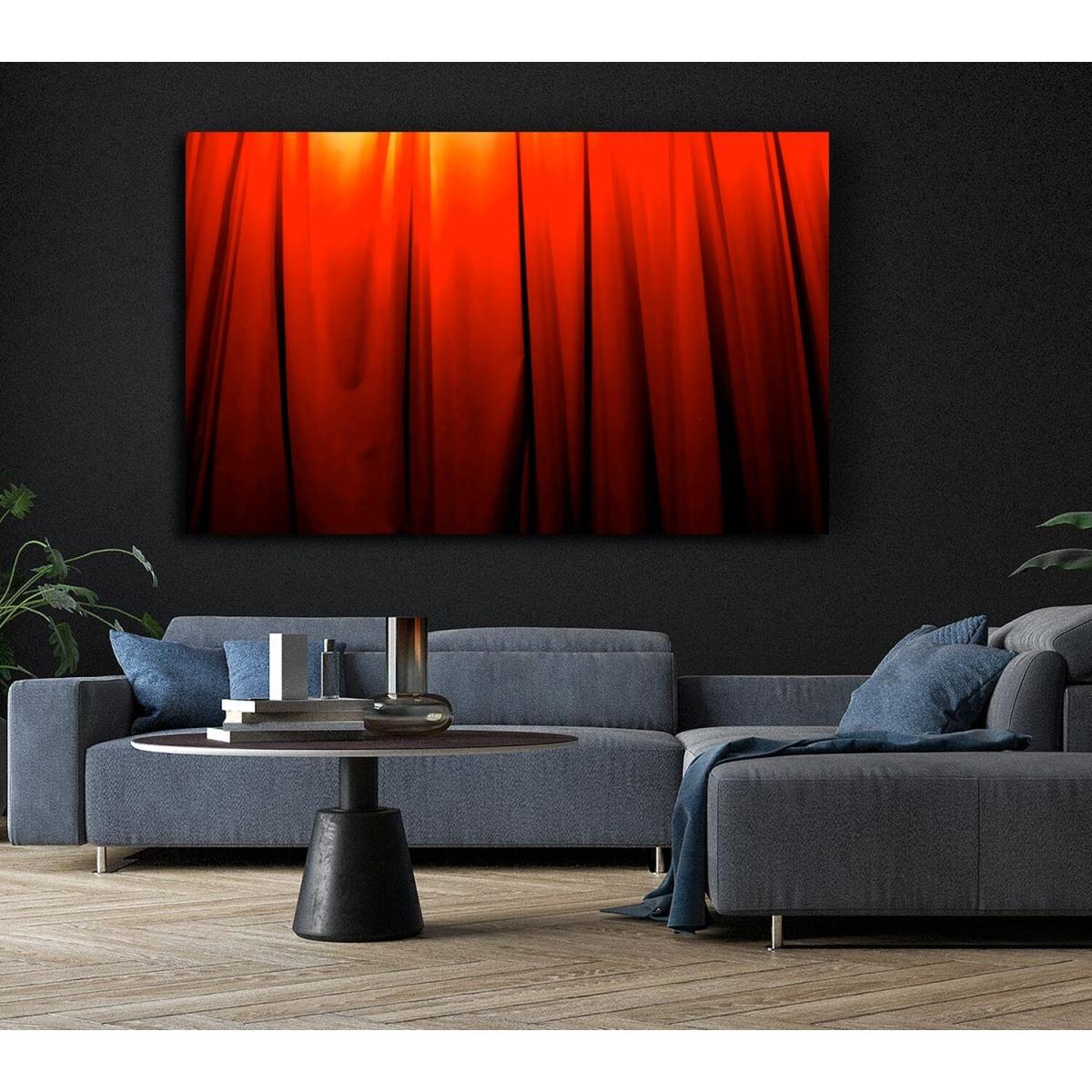 Orange Forest Canvas Print Wall Art - Yellow / 81.28cm – image 6