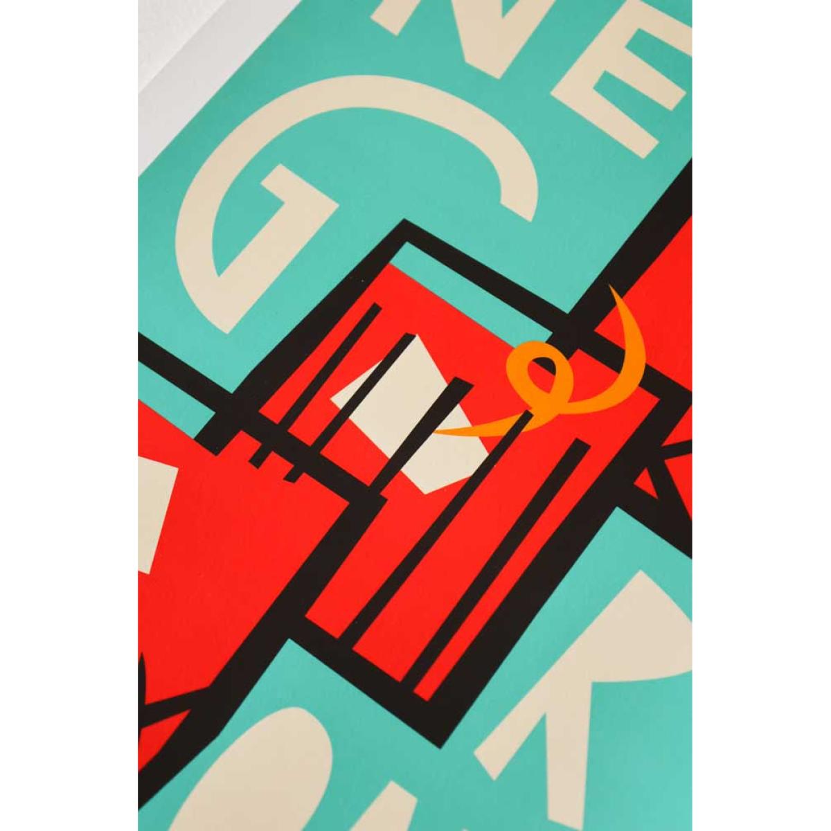 Negroni By Fox & Velvet A2 Art Print With Black Wooden Frame – image 3