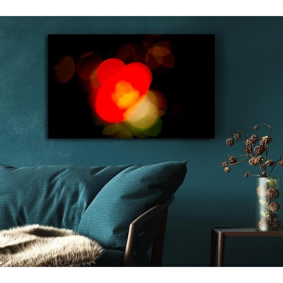 Under The Spotlight Canvas Print Wall Art - Yellow / 81.28cm – image 4