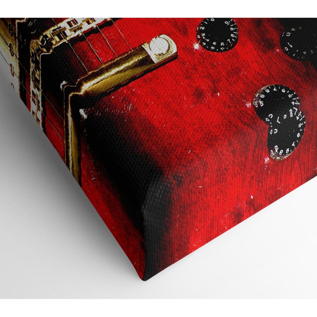 Red Electric Guitar - 35.6cm – image 2