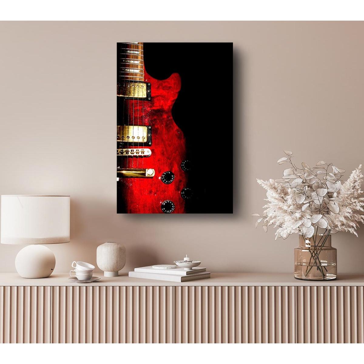 Red Electric Guitar - 35.6cm – image 4