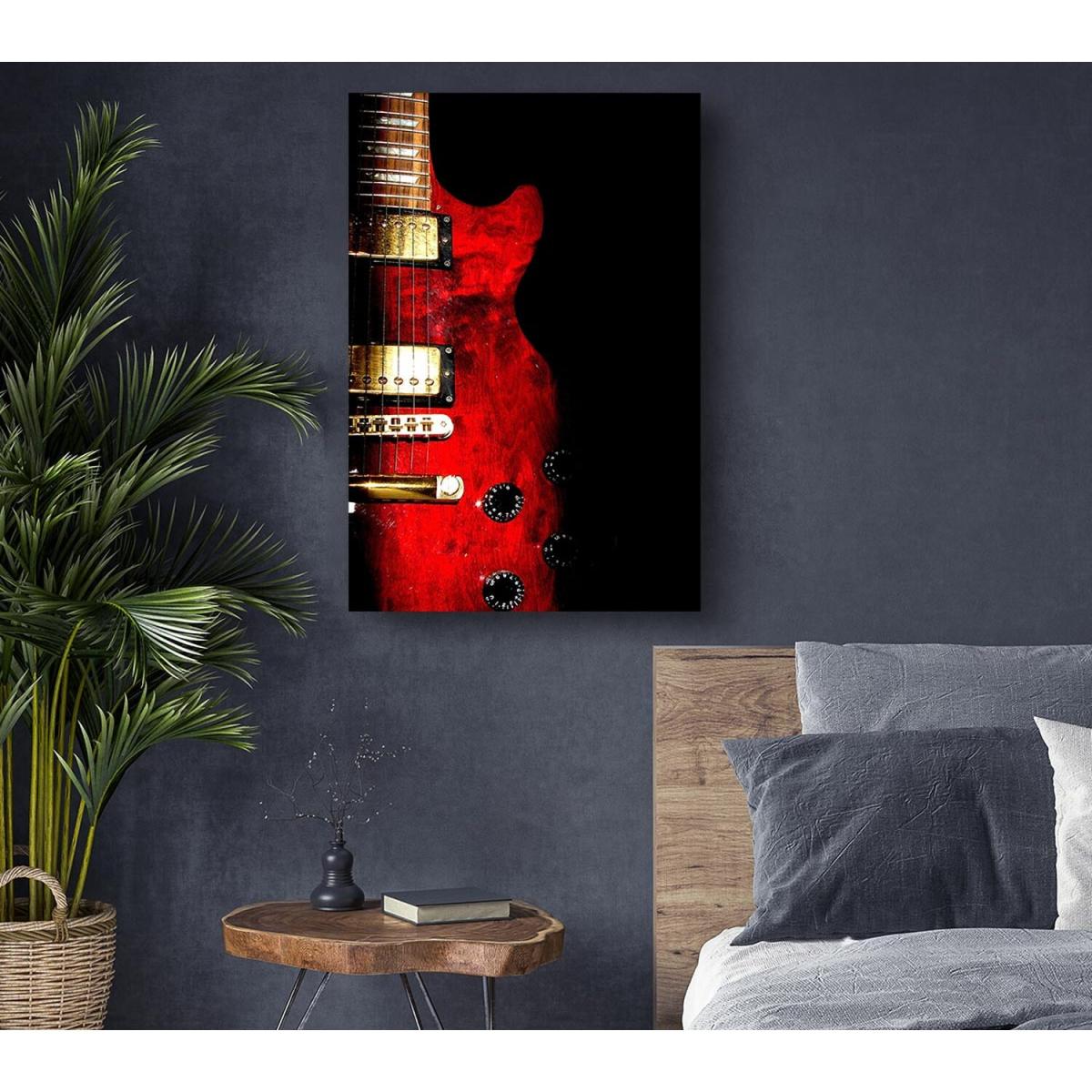 Red Electric Guitar - 35.6cm – image 5