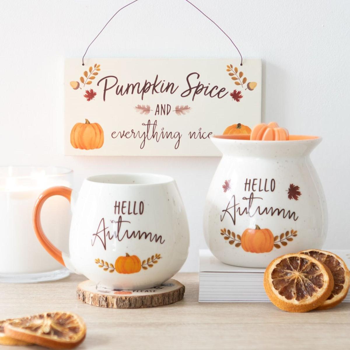 Small Pumpkin Spice Hanging Sign - Multicolour – image 3
