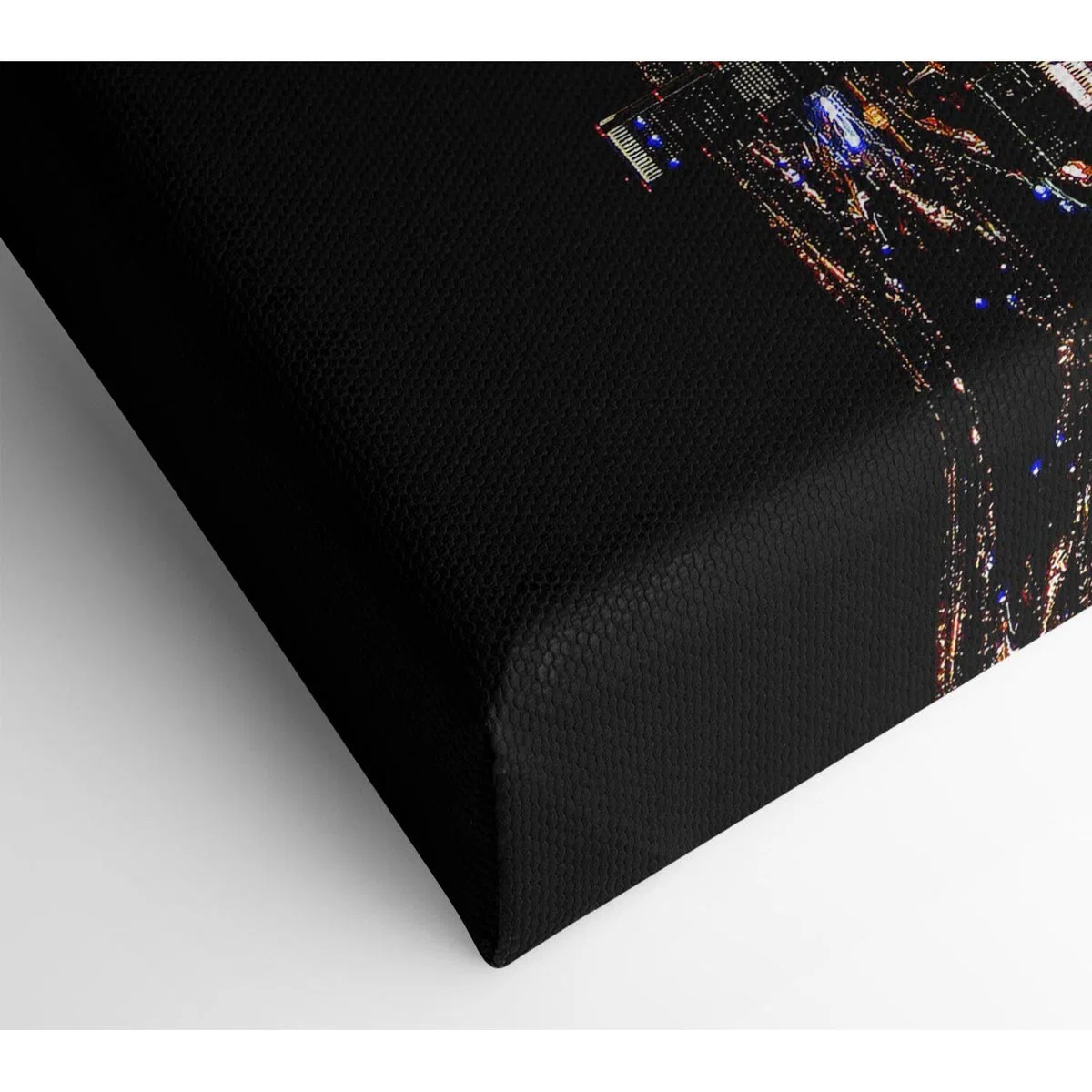 Ariel View Of The Night City Canvas Print Wall Art - Yellow / 81.28cm – image 2