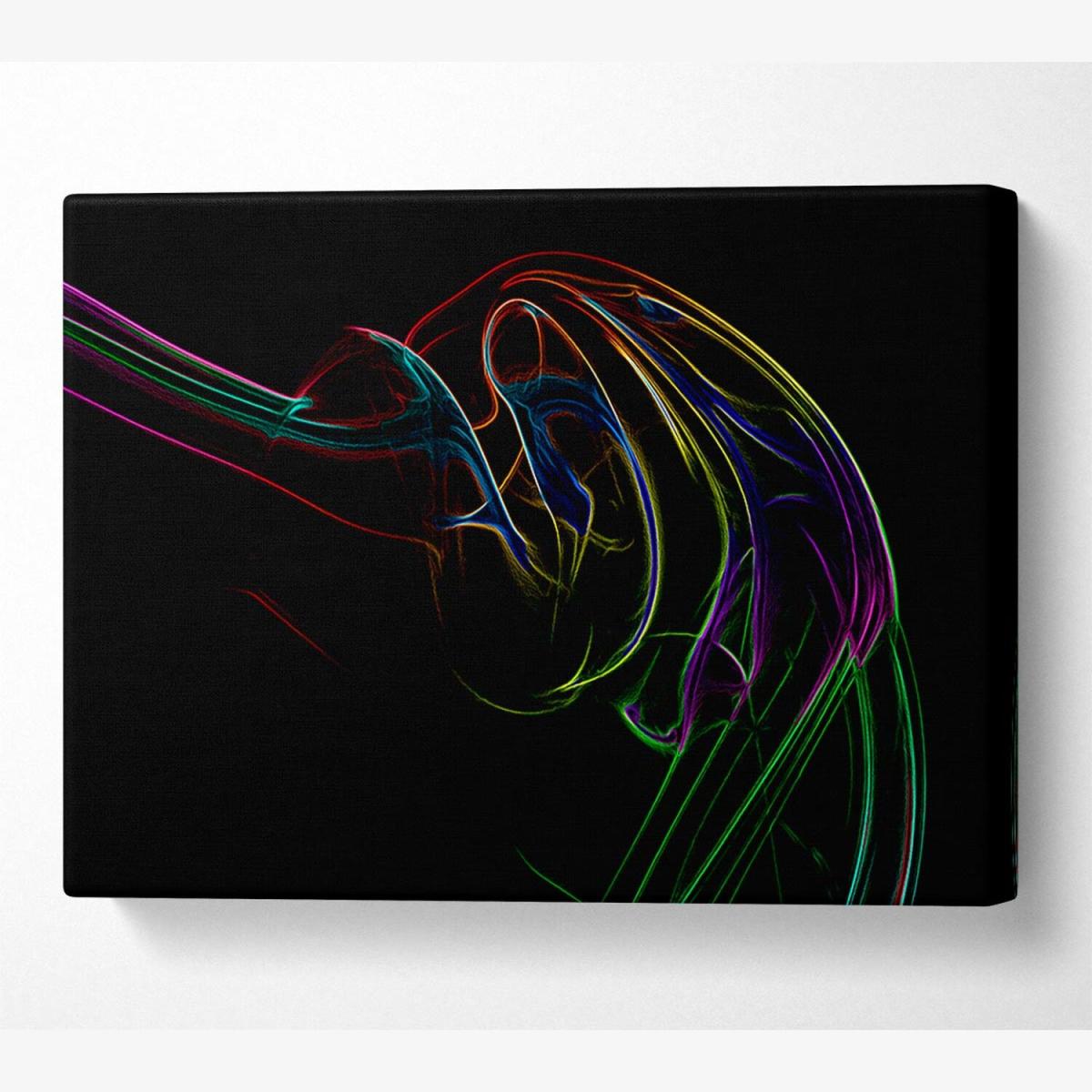 Motion Of Eternity Canvas Print Wall Art - Yellow / 66.04cm – image 1