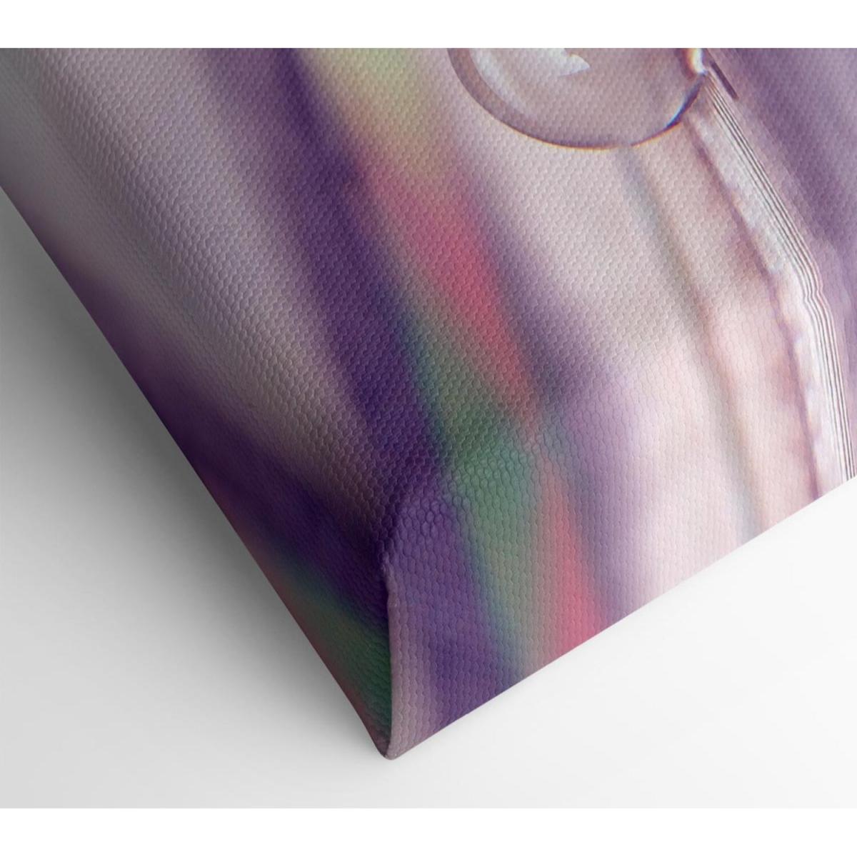 Three Water Drops Canvas Print Wall Art - Yellow / 35.56cm – image 2