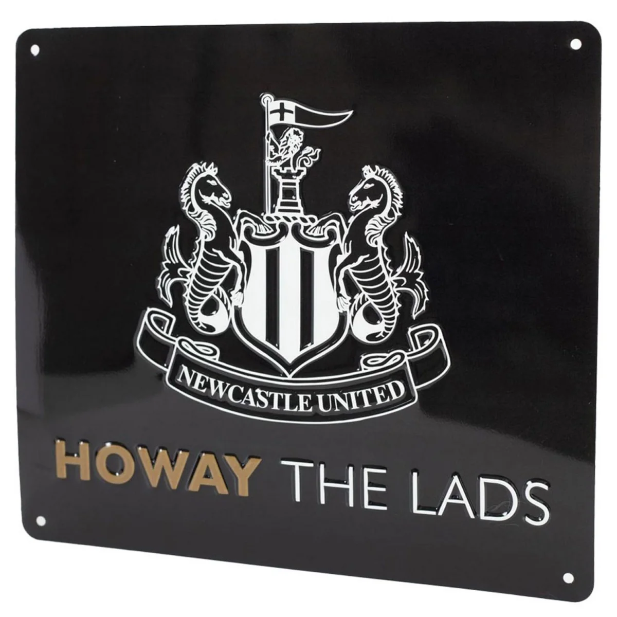 Newcastle United FC Howay The Lads Tunnel Sign - Black/White – image 2