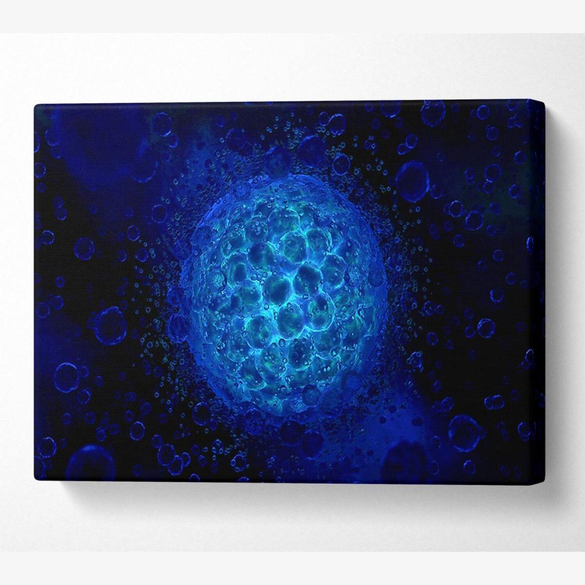 Deep Under The Ocean Canvas Print Wall Art - Yellow / 50.8cm – image 1