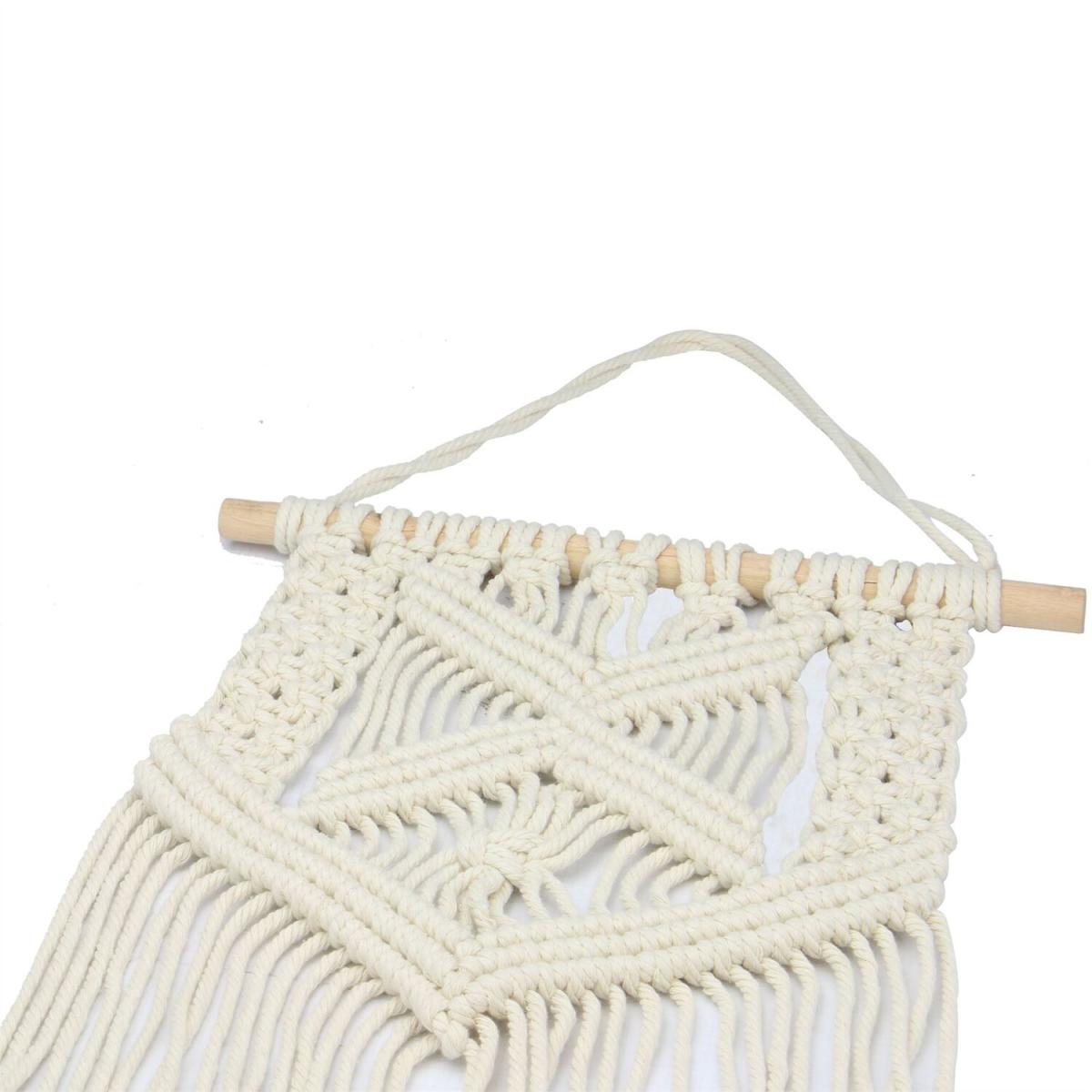 Macrame Wall Hangings - Set of 2  - Cream – image 2