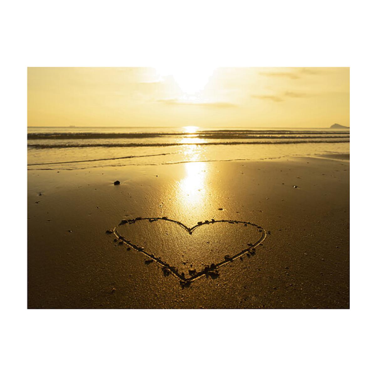 Beach Heart Canvas