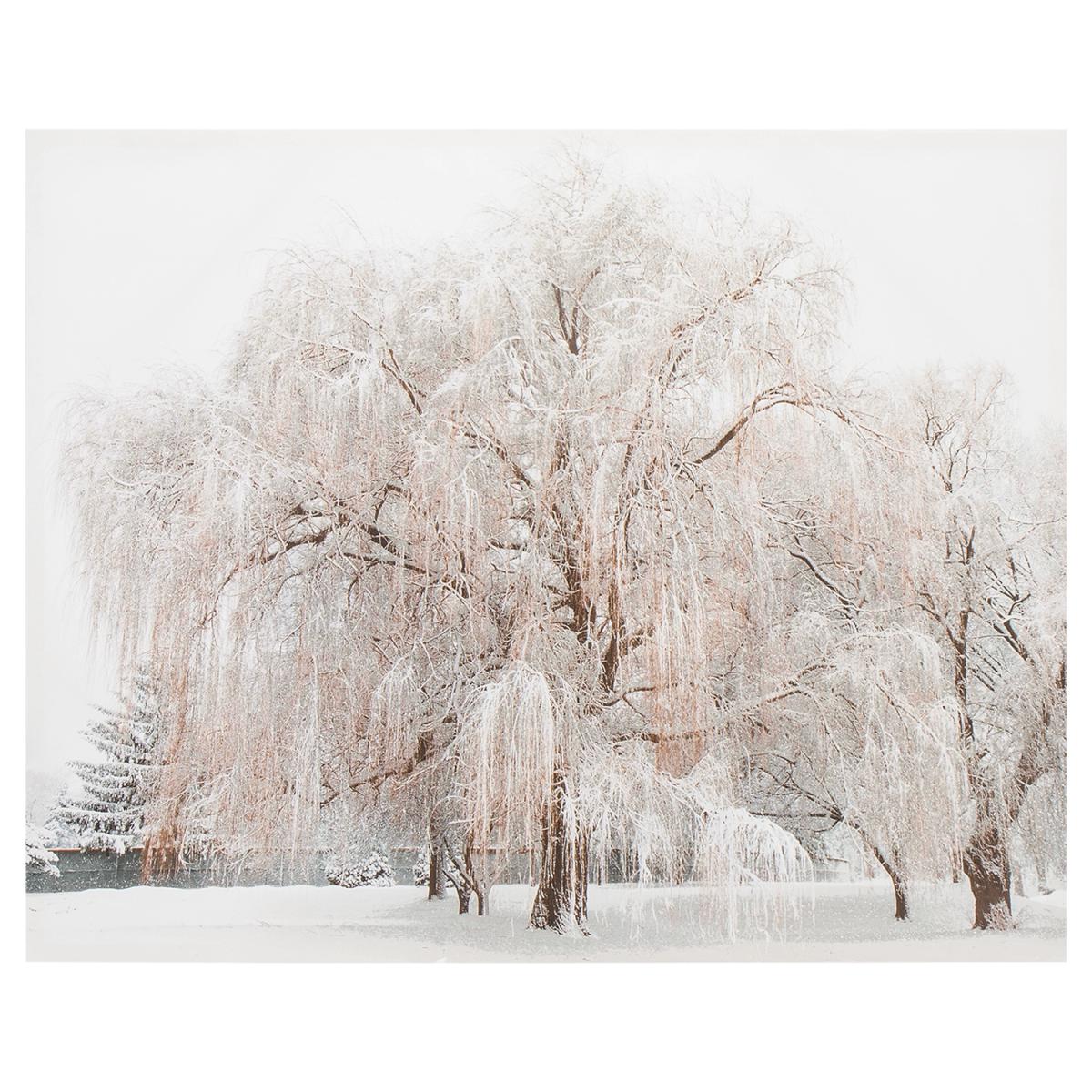 Glitter Winter Trees Canvas – image 2