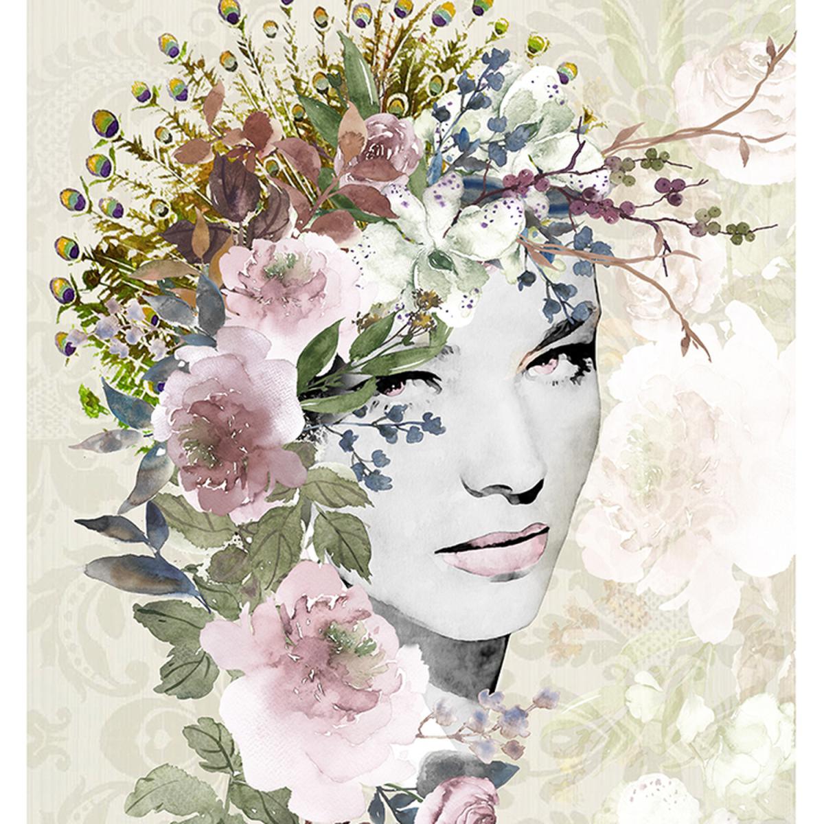 Elegance 10 Digital Artwork - white