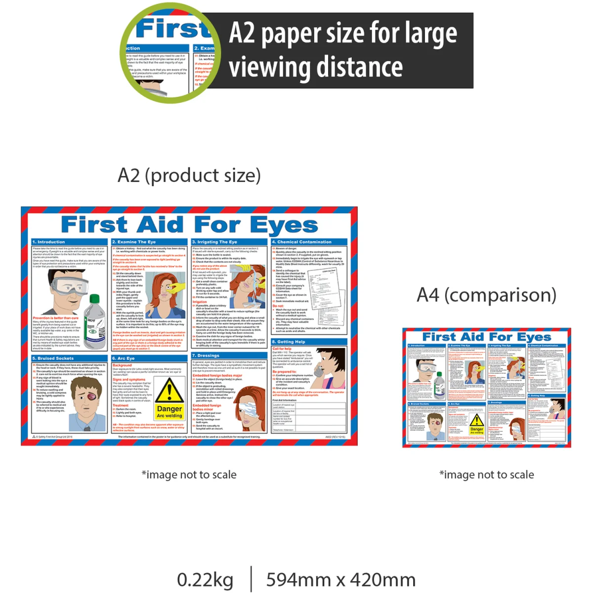 Pegdev Healthy and safety posters M - White – image 3
