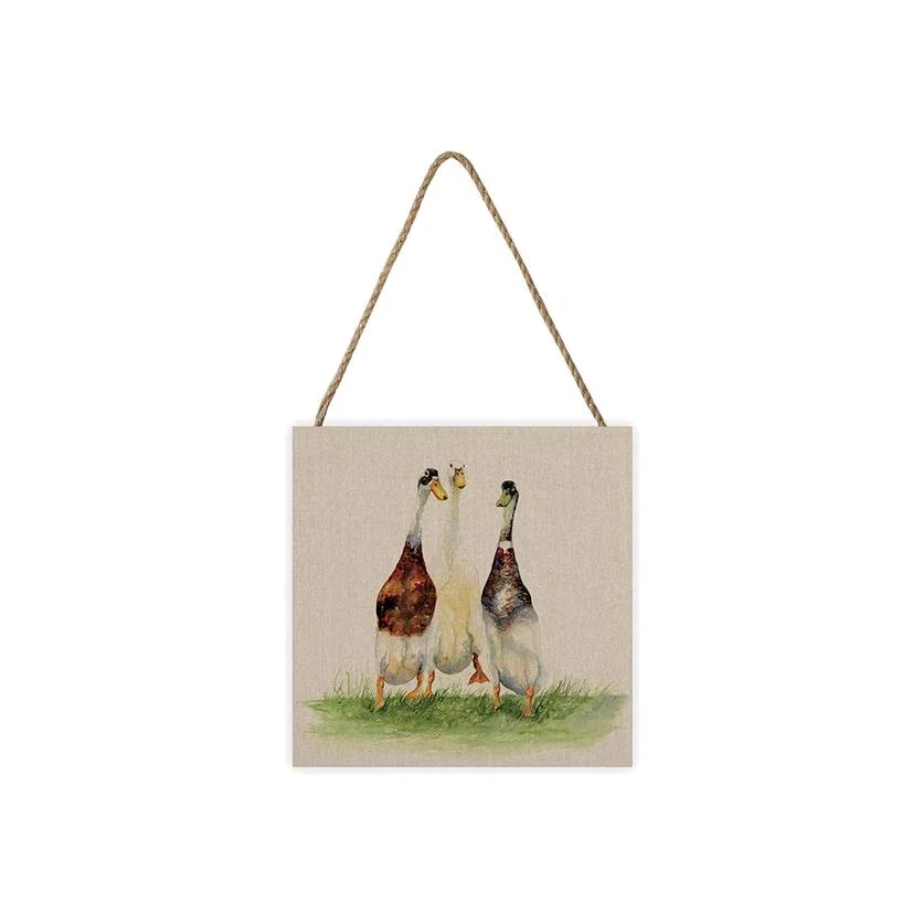 Jane Bannon (Dilly, Roly Henry) Wooden Block - White