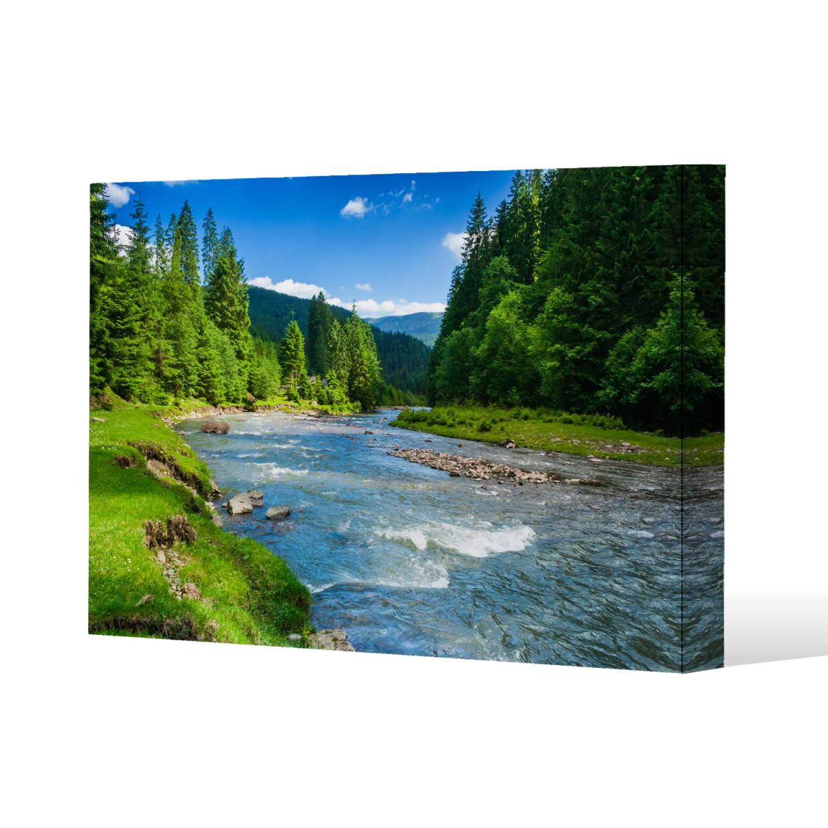 beautiful scenery Canvas Print - Blue / 114cm / 77cm – image 2